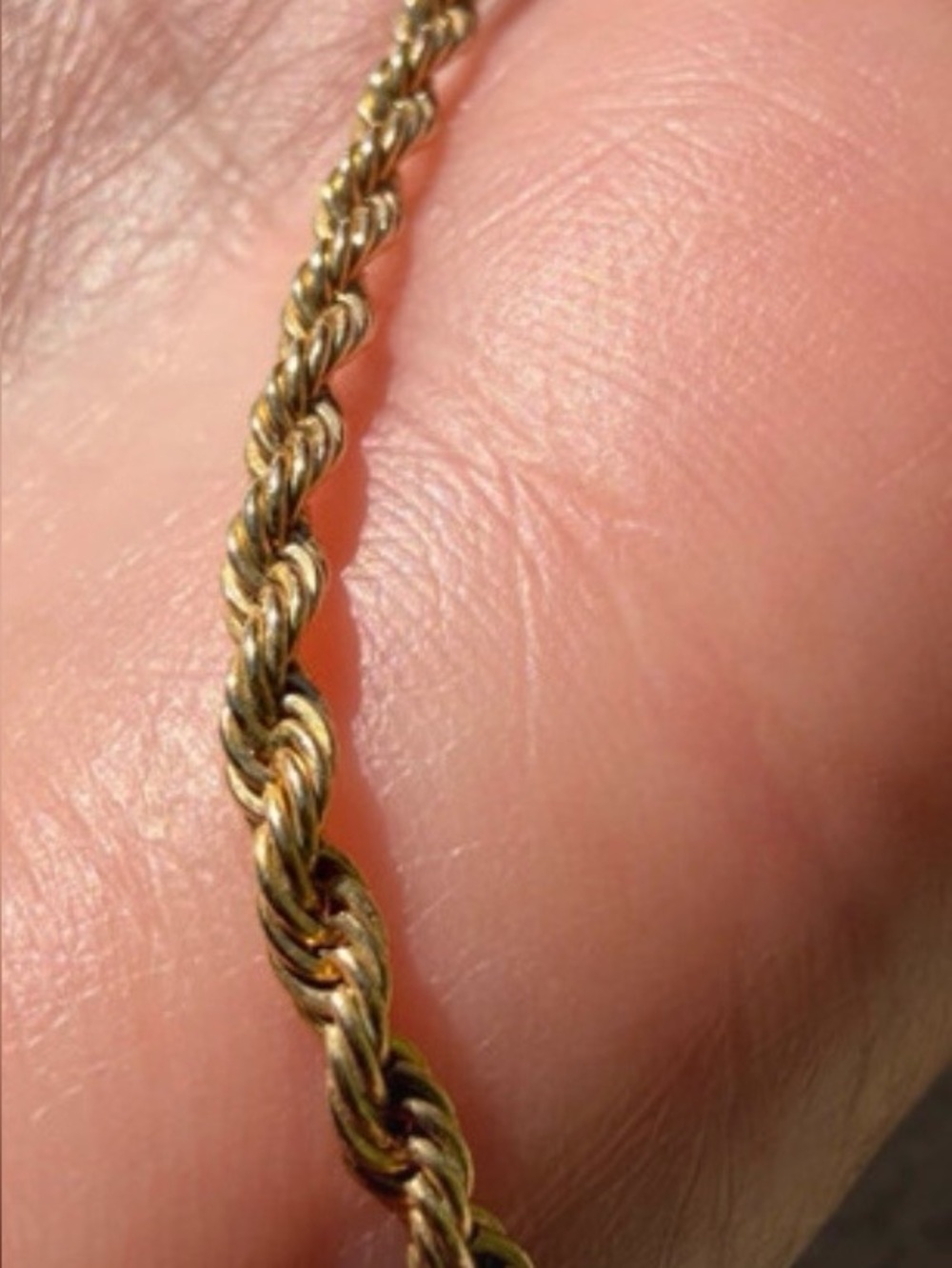 Vintage, delicate gold bonded bracelet